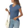 imageAUTOMET Summer Tops for Women T Shirts 2025 Beach Vacation Fashion Spring Dressy Business Casual Outfits Workout Boho ClothesBlue