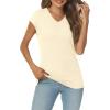 imageAUTOMET Summer Tops for Women T Shirts 2025 Beach Vacation Fashion Spring Dressy Business Casual Outfits Workout Boho ClothesCream