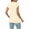imageAUTOMET Summer Tops for Women T Shirts 2025 Beach Vacation Fashion Spring Dressy Business Casual Outfits Workout Boho ClothesCream
