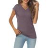 imageAUTOMET Summer Tops for Women T Shirts 2025 Beach Vacation Fashion Spring Dressy Business Casual Outfits Workout Boho ClothesHeathergrey