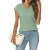 imageAUTOMET Summer Tops for Women T Shirts 2025 Beach Vacation Fashion Spring Dressy Business Casual Outfits Workout Boho ClothesLightgreen