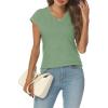 imageAUTOMET Summer Tops for Women T Shirts 2025 Beach Vacation Fashion Spring Dressy Business Casual Outfits Workout Boho ClothesLightgreen