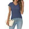 imageAUTOMET Summer Tops for Women T Shirts 2025 Beach Vacation Fashion Spring Dressy Business Casual Outfits Workout Boho ClothesNavy
