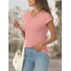 imageAUTOMET Summer Tops for Women T Shirts 2025 Beach Vacation Fashion Spring Dressy Business Casual Outfits Workout Boho ClothesPink