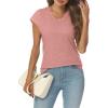 imageAUTOMET Summer Tops for Women T Shirts 2025 Beach Vacation Fashion Spring Dressy Business Casual Outfits Workout Boho ClothesPink