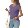 imageAUTOMET Summer Tops for Women T Shirts 2025 Beach Vacation Fashion Spring Dressy Business Casual Outfits Workout Boho ClothesPurple