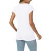imageAUTOMET Summer Tops for Women T Shirts 2025 Beach Vacation Fashion Spring Dressy Business Casual Outfits Workout Boho ClothesWhite