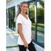 imageAUTOMET TShirts Short Sleeve V Neck Tees Tops for Women Fashion Trendy Lightweight Soft Casual Summer Outfits Clothes 2025White