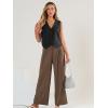 imageAUTOMET Vest for Women Summer Tops Spring Outfits Linen 2025 Fashion Button Down Sleeveless Business Casual Dressy ClothesBlack