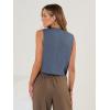imageAUTOMET Vest for Women Summer Tops Spring Outfits Linen 2025 Fashion Button Down Sleeveless Business Casual Dressy ClothesBlue