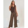imageAUTOMET Vest for Women Summer Tops Spring Outfits Linen 2025 Fashion Button Down Sleeveless Business Casual Dressy ClothesBrown