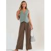imageAUTOMET Vest for Women Summer Tops Spring Outfits Linen 2025 Fashion Button Down Sleeveless Business Casual Dressy ClothesGreen