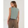 imageAUTOMET Vest for Women Summer Tops Spring Outfits Linen 2025 Fashion Button Down Sleeveless Business Casual Dressy ClothesGreen