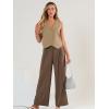 imageAUTOMET Vest for Women Summer Tops Spring Outfits Linen 2025 Fashion Button Down Sleeveless Business Casual Dressy ClothesKhaki