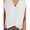 imageAUTOMET Vest for Women Summer Tops Spring Outfits Linen 2025 Fashion Button Down Sleeveless Business Casual Dressy ClothesWhite