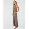 imageAUTOMET Womens Jumpsuits Dressy Summer Outfits Casual Sleeveless Wide Leg Long Pants Rompers Fashion ClothesCoffee Grey