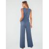 imageAUTOMET Womens Jumpsuits Dressy Summer Outfits Casual Sleeveless Wide Leg Long Pants Rompers Fashion ClothesHaze Blue