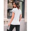 imageAUTOMET Womens Short Sleeve Tops Summer Tshirts Casual 2025 Cute Ruffle Crewneck Trendy Fashion Dressy Cute Work OutfitsWhite