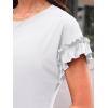 imageAUTOMET Womens Short Sleeve Tops Summer Tshirts Casual 2025 Cute Ruffle Crewneck Trendy Fashion Dressy Cute Work OutfitsWhite