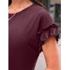 imageAUTOMET Womens Short Sleeve Tops Summer Tshirts Casual 2025 Cute Ruffle Crewneck Trendy Fashion Dressy Cute Work OutfitsWinered