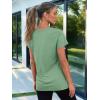 imageAUTOMET Womens Tops Business Casual Basic T Shirts Loose Fit Crewneck Short Sleeve Tee Summer Outfit Trendy Cute ClothesLight Green