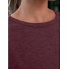 imageAUTOMET Womens Tops Business Casual Basic T Shirts Loose Fit Crewneck Short Sleeve Tee Summer Outfit Trendy Cute ClothesWine Red