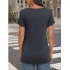 imageAUTOMET Womens Tops Casual Spring Summer Tshirts 2025 Short Sleeve Square Neck Basic Tee OutfitsBlack Grey