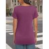 imageAUTOMET Womens Tops Casual Spring Summer Tshirts 2025 Short Sleeve Square Neck Basic Tee OutfitsPurple