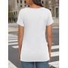 imageAUTOMET Womens Tops Casual Spring Summer Tshirts 2025 Short Sleeve Square Neck Basic Tee OutfitsWhite