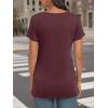 imageAUTOMET Womens Tops Casual Spring Summer Tshirts 2025 Short Sleeve Square Neck Basic Tee OutfitsWine Red