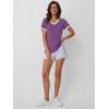 imageAUTOMET Womens Short Sleeve TShirts Summer Tops Casual Soft Tunic V Neck Basic Workout Clothes Spring Fashion Outfits 2025Deeppurple