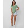 imageAUTOMET Womens Short Sleeve TShirts Summer Tops Casual Soft Tunic V Neck Basic Workout Clothes Spring Fashion Outfits 2025Green