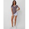 imageAUTOMET Womens Short Sleeve TShirts Summer Tops Casual Soft Tunic V Neck Basic Workout Clothes Spring Fashion Outfits 2025Purplegrey