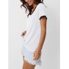 imageAUTOMET Womens Short Sleeve TShirts Summer Tops Casual Soft Tunic V Neck Basic Workout Clothes Spring Fashion Outfits 2025White