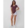 imageAUTOMET Womens Short Sleeve TShirts Summer Tops Casual Soft Tunic V Neck Basic Workout Clothes Spring Fashion Outfits 2025Winered