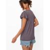 imageAUTOMET Womens Short Sleeve TShirts V Neck Tops Summer Fashion Dressy Casual Basic Ruffle Blouse Soft 2025 Spring ClothesRosetaupe