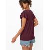 imageAUTOMET Womens Short Sleeve TShirts V Neck Tops Summer Fashion Dressy Casual Basic Ruffle Blouse Soft 2025 Spring ClothesWinered