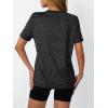 imageAUTOMET Womens Workout Tops Short Sleeve Gym Shirts Summer Athletic Yoga Tshirts Loose Fit Casual Clothes 2025Blackgrey