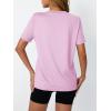 imageAUTOMET Womens Workout Tops Short Sleeve Gym Shirts Summer Athletic Yoga Tshirts Loose Fit Casual Clothes 2025Lightpink