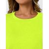 imageAUTOMET Womens Workout Tops Short Sleeve Gym Shirts Summer Athletic Yoga Tshirts Loose Fit Casual Clothes 2025Neongreen