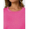 imageAUTOMET Womens Workout Tops Short Sleeve Gym Shirts Summer Athletic Yoga Tshirts Loose Fit Casual Clothes 2025Neonpink