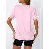 imageAUTOMET Womens Workout Tops Short Sleeve Gym Shirts Summer Athletic Yoga Tshirts Loose Fit Casual Clothes 2025Pink