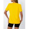 imageAUTOMET Womens Workout Tops Short Sleeve Gym Shirts Summer Athletic Yoga Tshirts Loose Fit Casual Clothes 2025Yellow