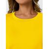imageAUTOMET Womens Workout Tops Short Sleeve Gym Shirts Summer Athletic Yoga Tshirts Loose Fit Casual Clothes 2025Yellow