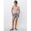 imageAUTOMET V Neck T Shirts for Women Eyelet Embroidery Summer Spring Casual Cute Tops Fashion Beach Vacation ClothesPink