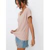 imageAUTOMET V Neck T Shirts for Women Eyelet Embroidery Summer Spring Casual Cute Tops Fashion Beach Vacation ClothesPink