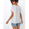 imageAUTOMET V Neck T Shirts for Women Eyelet Embroidery Summer Spring Casual Cute Tops Fashion Beach Vacation ClothesWhite