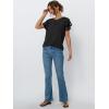 imageAUTOMET Women Short Sleeve Summer Top 2025 Lace Dressy Casual Business Cute T Shirts Blouse Basic TeeBlack