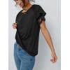 imageAUTOMET Women Short Sleeve Summer Top 2025 Lace Dressy Casual Business Cute T Shirts Blouse Basic TeeBlack