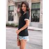 imageAUTOMET Womens Shirts Short Sleeve Tops Business Casual Tee Spring Summer Clothes Trendy Fashion Dressy Blouses Outfits 2025Black